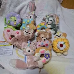 ダッフィーフレンズ ドーナツぬいぐるみ 7個セット