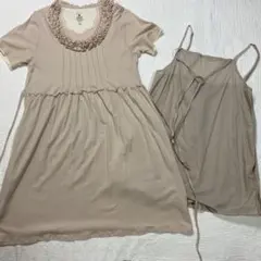 キャミソール付きワンピース