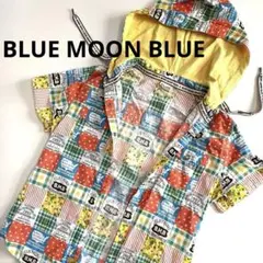 新品 BLUE MOON BLUE パッチワーク柄 フード付半袖シャツ Freeのサムネイル