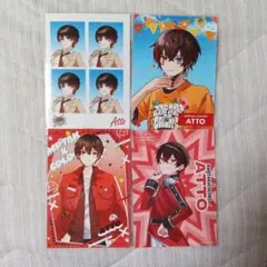 アンプタックカラーズ あっとくん ブロマイド 4枚セット