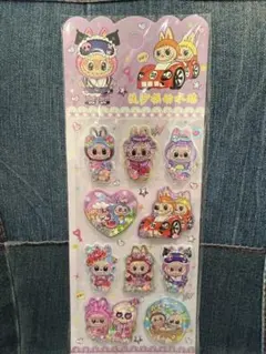 ラブブ、水シール、ミニカレンダー、2点セット