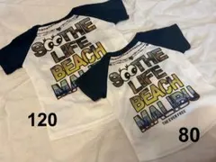 新品ラグラン半袖Tシャツ2枚セット