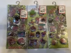 こびとづかん　カプセルシール　シャカシャカシール　3つセット