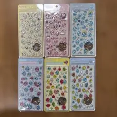 しずくちゃん ボンボンドロップシール 6枚セット