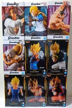 グランディスタ ベジット他 ドラゴンボールワンピース フィギュアセット