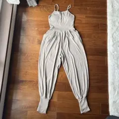 Undigi リブ編オールインワン　サイズM