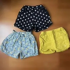 キッズ ハーフパンツ 3点セット まとめ売り
