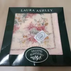 LAURA ASHLEY　ハンカチ　ピンク