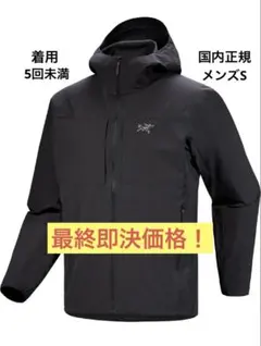 【24h以内発送】極美品 アークテリクス ガンマライトウェイトフーディ黒 Sのサムネイル
