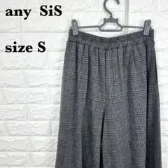 any SiSエニィスィス チェック柄ガウチョパンツ【717】
