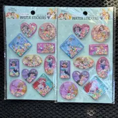 【新品】ディズニープリンセス ウォーターシール 2点セット