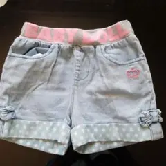 BABY DOLL デニムショートパンツ90