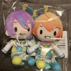 《2種セット》ふわぷち ミニぬいぐるみ ワンショ