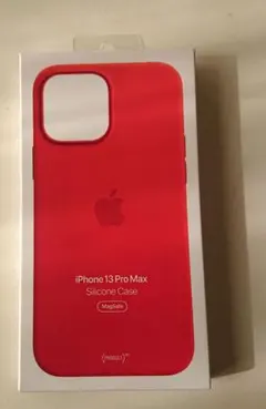 Apple iPhone 13 Pro Max シリコーンケース RED