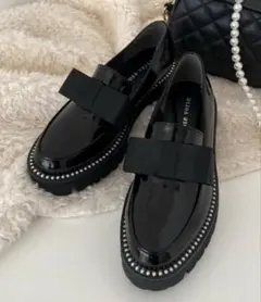 prose verse リボンパールローファー LLプロズヴェール