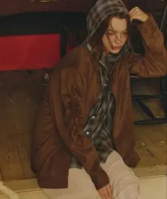 Unitage 刺繍スウェードシャツジャケット