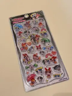 【正規品】黒 パワーパフガールズ プチドロップステッカー