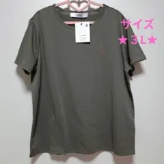 PERSON'S 胸プリント 半袖Tシャツ★３L★タグ付き未使用のサムネイル