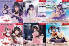 デートアライブ 夜刀神十香 時崎狂三 タイクレ限定 フィギュア 計6点セット