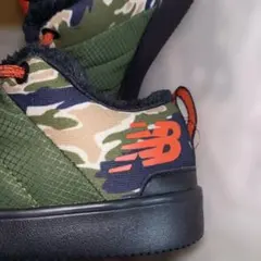 【新品】new balance キッズブーツ オリーブグリーン20cm