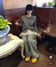 nugu sep19 ドットカーディガン