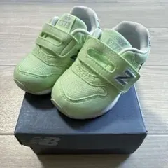美品 New Balance 996 スニーカー　キッズ　グリーン　12cm