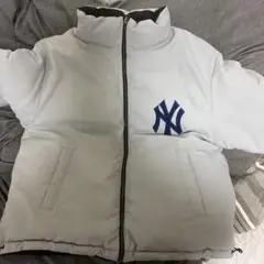 ニューヨークヤンキース　ダウンジャケット　M 新品未使用 ヨコスカ] 男女兼用 NYヤンキース ダウンジャケット 横須賀
