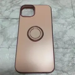 iPhone14promaxケース スマホケース ソフト ピンク リング付