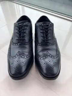 コールハーン　ウィングチップ　オックスフォード　ブラック　26
