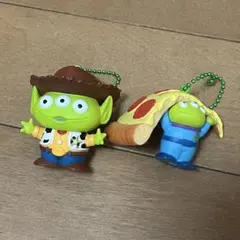 リトルグリーンメン キーホルダー ガチャ