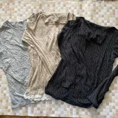 studio CLIP スタディオクリップ インナー長袖Tシャツ3枚まとめ売り