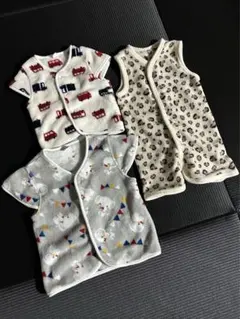 スリーパー 3点セット 50〜100cm フリース