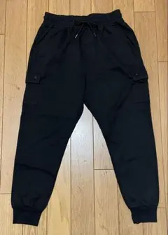 美品　MinoriTY　マイノリティ　ジョガーパンツ　ブラック　サルエルカーゴL