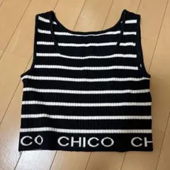 CHICO ストライプ タンクトップ
