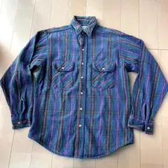 80s！高配色！FIVE BROTHER ネル ビンテージ フェードUSA製