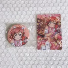 ラブライブ！ キャットツインテール 缶バッジ クリアカード 西木野真姫