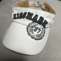 kissmark ゴルフ サンバイザー ホワイトのサムネイル
