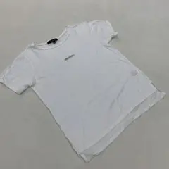 ketty Tシャツ 半袖 ホワイト 刺繍ロゴ シンプル コットン サイズ 2