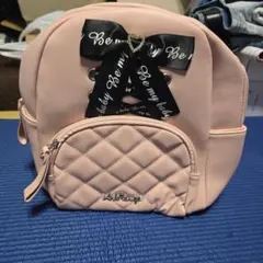 AnRaye リボン付きピンクバックパックのサムネイル
