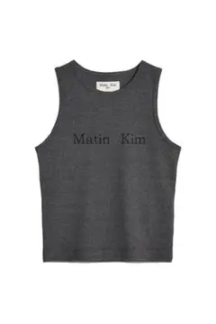 Matin KimyMATIN LOGO SLEEVELESS CROP TOP
