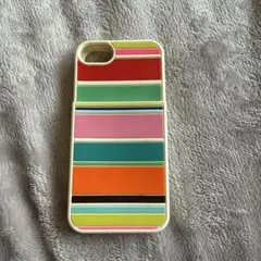 Kate Spade カラフルストライプ iPhoneケース