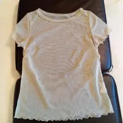 HIROKO BIS ベージュ メッシュTシャツ 半袖