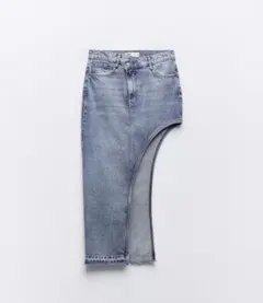 カットアウトデニムスカート