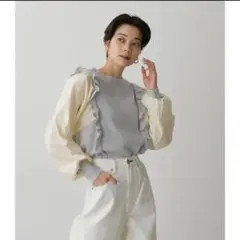 AZUL BY MOUSSY☆長袖ニットブラウス☆新品未使用！！