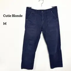 Cutie Blonde ドット柄 カジュアルパンツ M ストレートd100のサムネイル