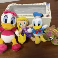 ディズニーミニぬいぐるみ専用箱付き4体セット