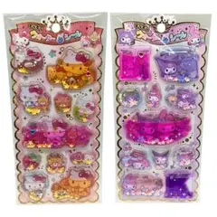 【ハローキティ/クロミ×マイメロ】 キラキラ ウォーターインシール サンリオ