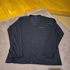 mont-bell 黒 カーディガン Mサイズ