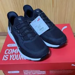 PUMA スニーカー ソフトライドイージーイン ブラック25cm