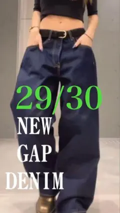 GAP 29W30L スーパーバギーデニム　ダークリンス